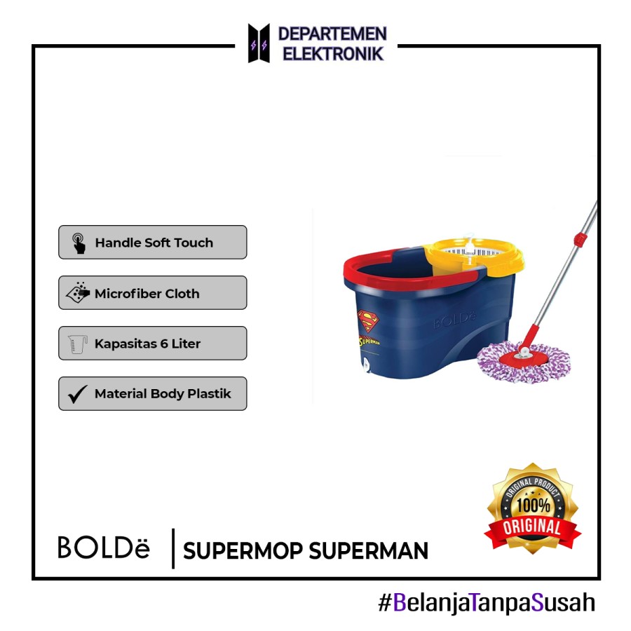Bolde Supermop Batman Edition Alat Pel