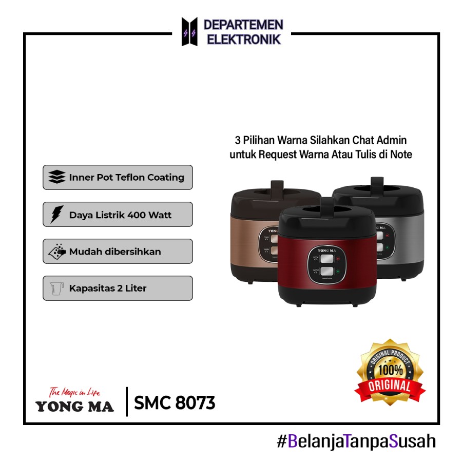 Magic Com Yong Ma 2 Ltr SMC 8073