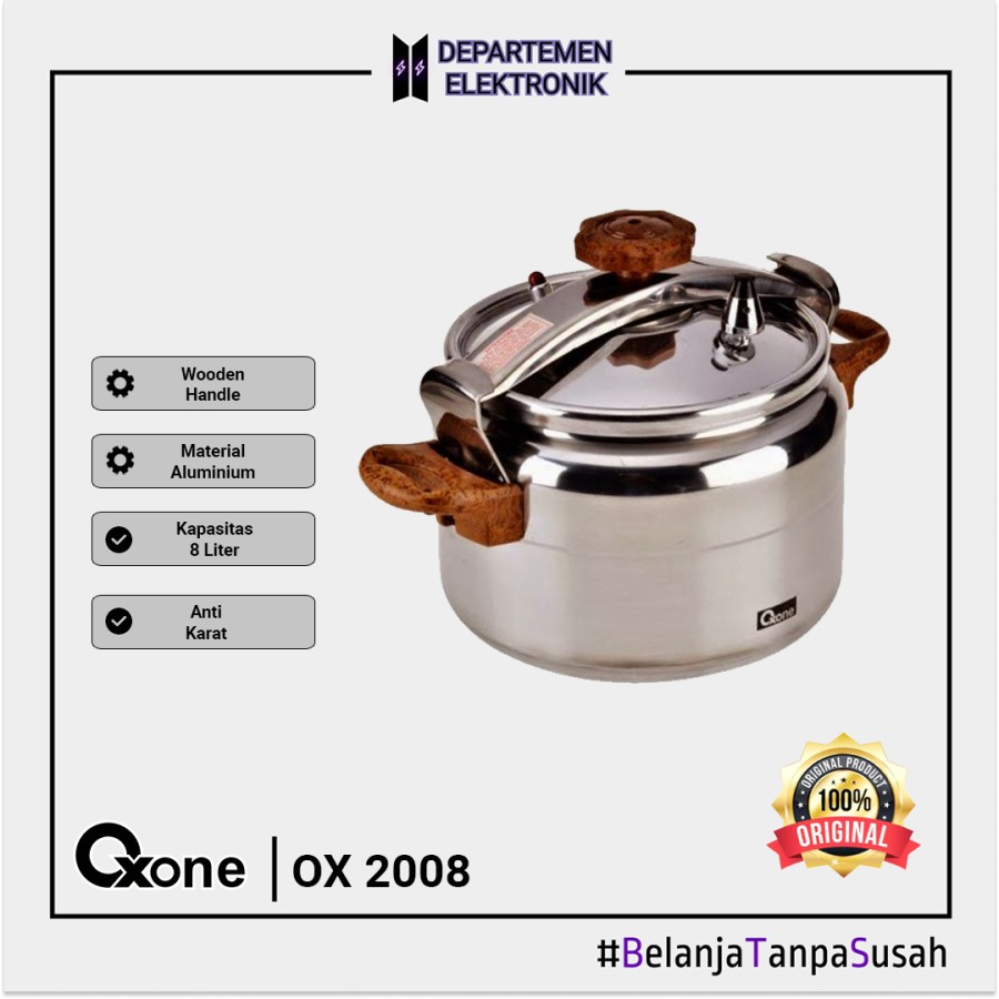 OX-2008 Alupress Presto Oxone 8 Lt - Aluminium