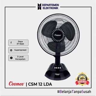 Cosmos 12 LDA – Desk Fan 12 inch / Kipas Angin Meja MURAH BANGET