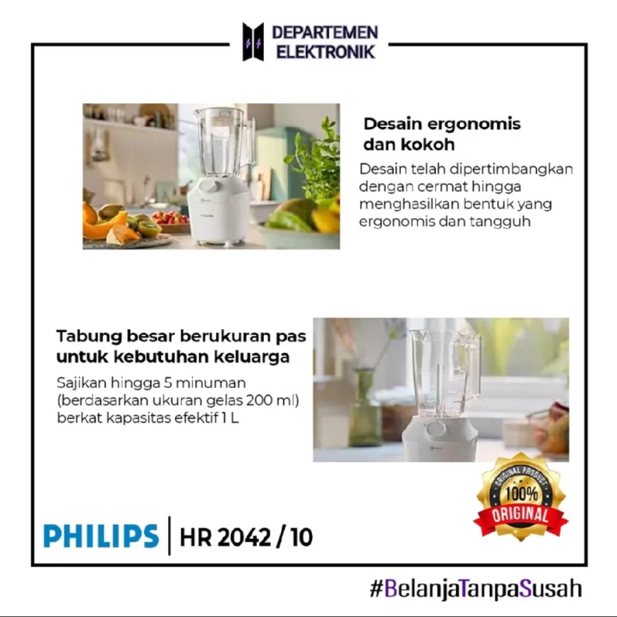 BLENDER PHILIPS 2042/10 WHITE