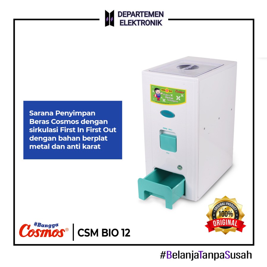 COSMOS RICE BOX 12 BIO SARANA PENYIMPANAN BERAS