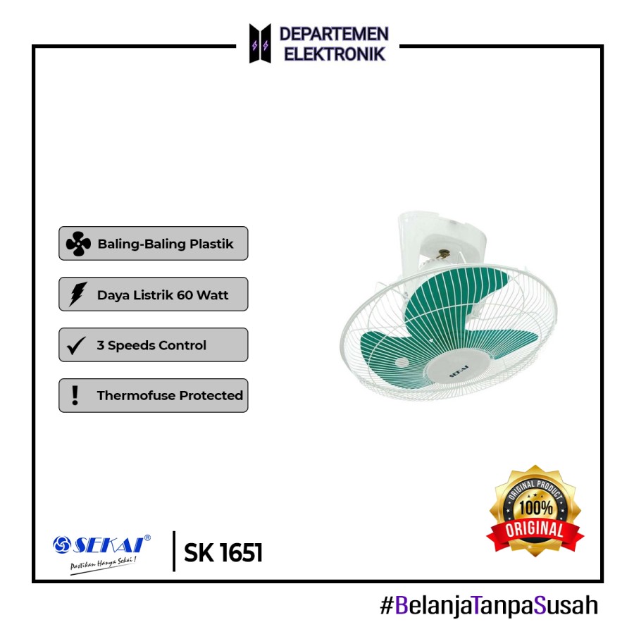 SEKAI KIPAS ANGIT PLAFON 1651 ORBITFAN 16"