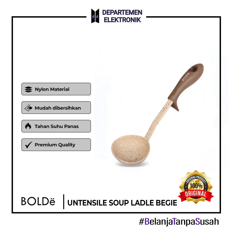 Bolde Super Utensile Soup Ladle Beige