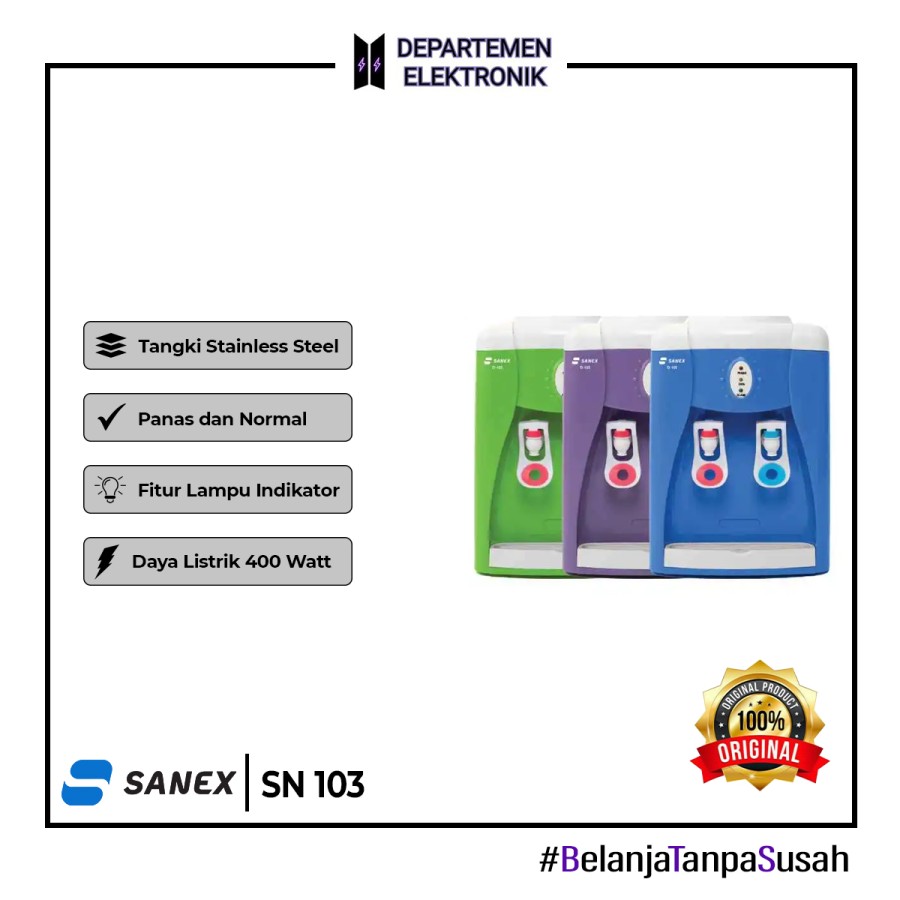Dispenser sanex galon bawah 103 / GARANSI RESMI