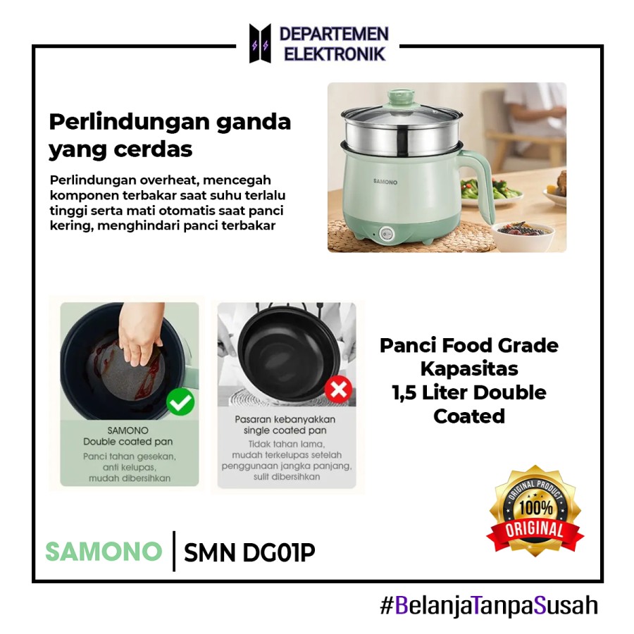 MULTI COOKER SAMONO DG01P 1,5 LTR