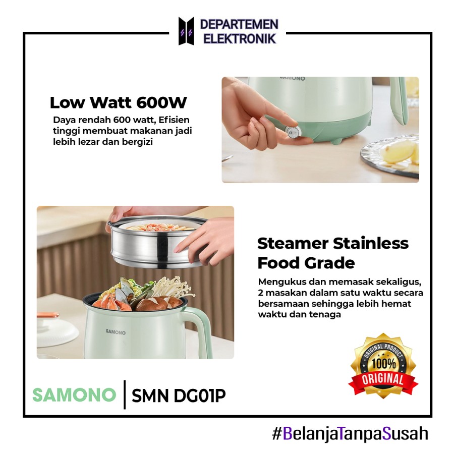 MULTI COOKER SAMONO DG01P 1,5 LTR