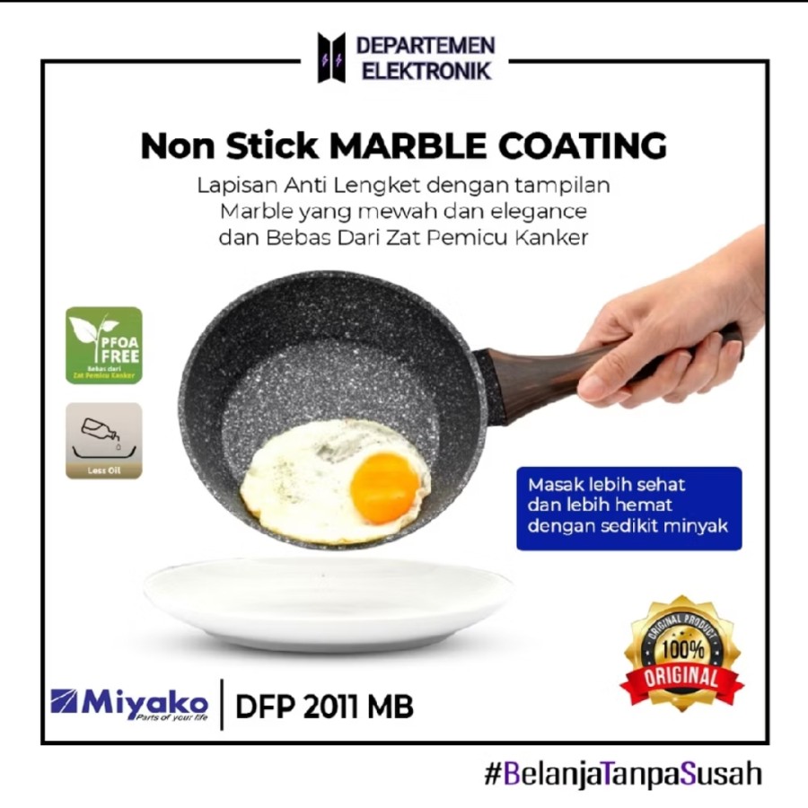 MIYAKO DEEP FRYPAN 2811 MB MARBLE 28 CM