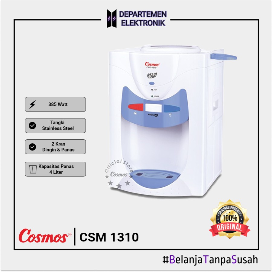 Cosmos CWD1310 – Dispenser Hot and Cold