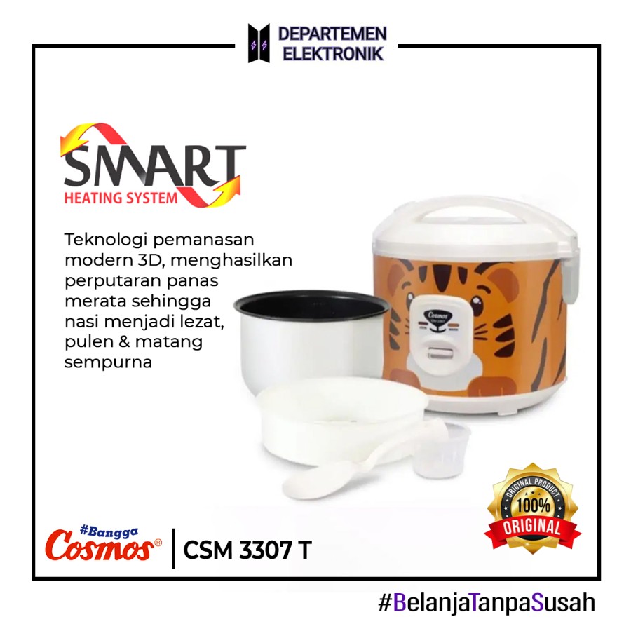 Magic Com Cosmos 3307 T 1.8 Liter