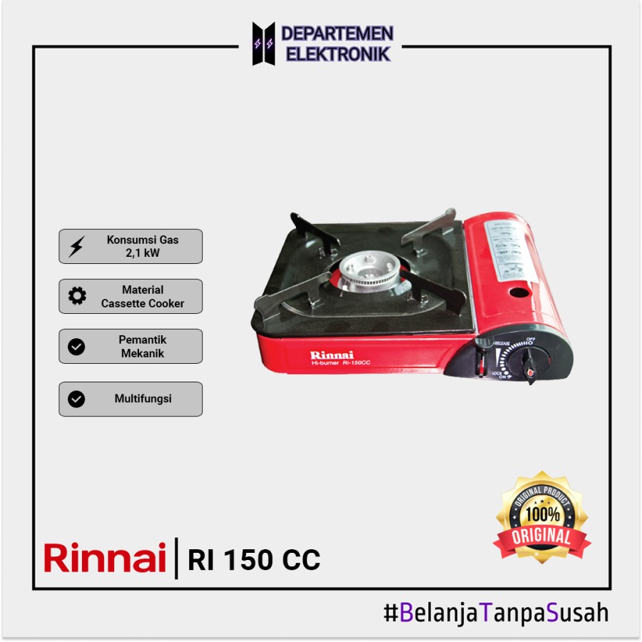KOMPOR GAS RINNAI RI 150 CC