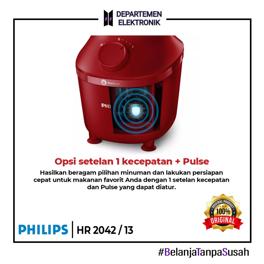 BLENDER PHILIPS 2042/13 RED