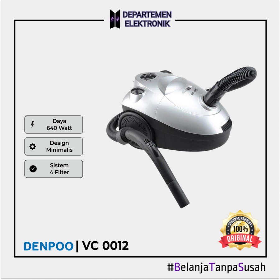 VACUM CLEANER DENPOO VC-0012 HARGA EKONOMIS