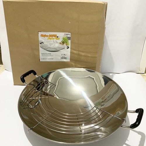 Maxim Wajan 40 cm dan Tempura Rack