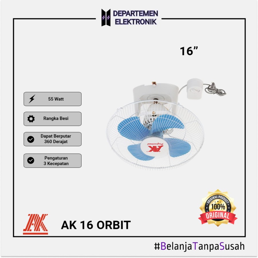 Kipas Angin / Orbit Fan AK 16"