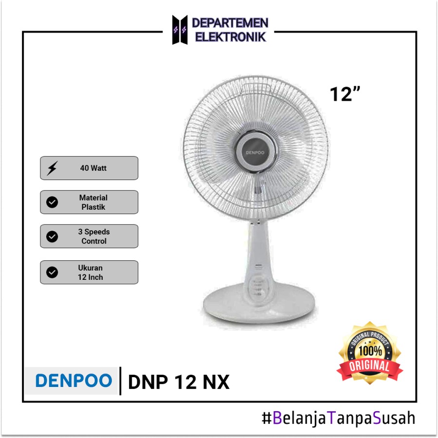 KIPAS ANGIN DENPOO 12NX