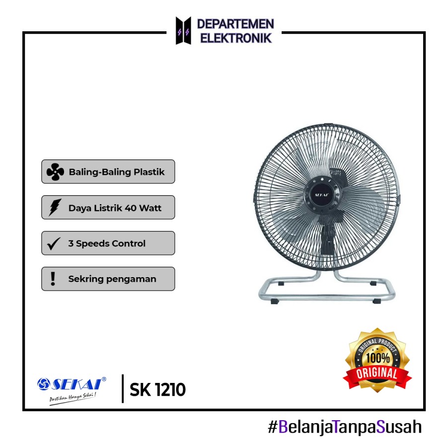 SEKAI KIPAS ANGIN MEJA 2IN1 HFN 1210