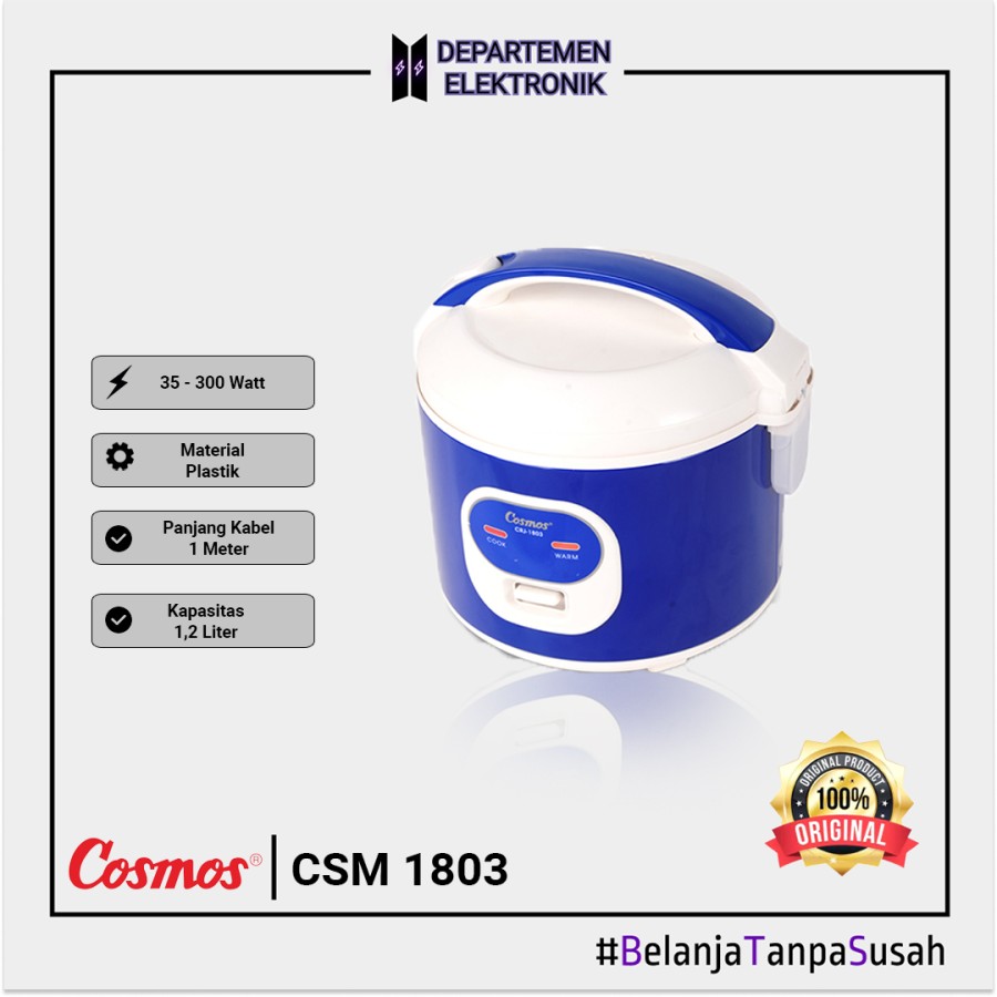 Cosmos 1803 – Magic Com 1.2 Liter Nonstick