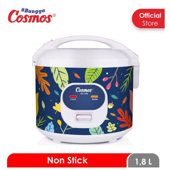 Cosmos CRJ 3306 Magic Com / Rice Cooker 1.8 Liter / GARANSI RESMI