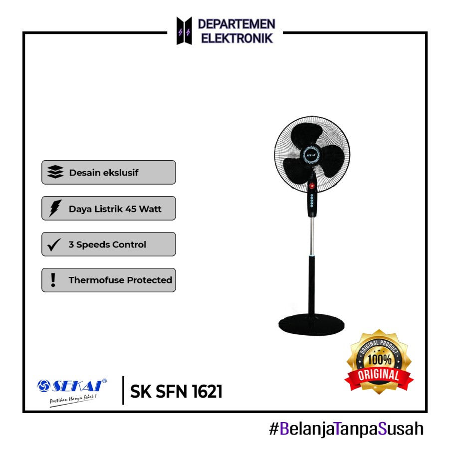 SEKAI KIPAS ANGIN STANDFAN 1621 16 INCH