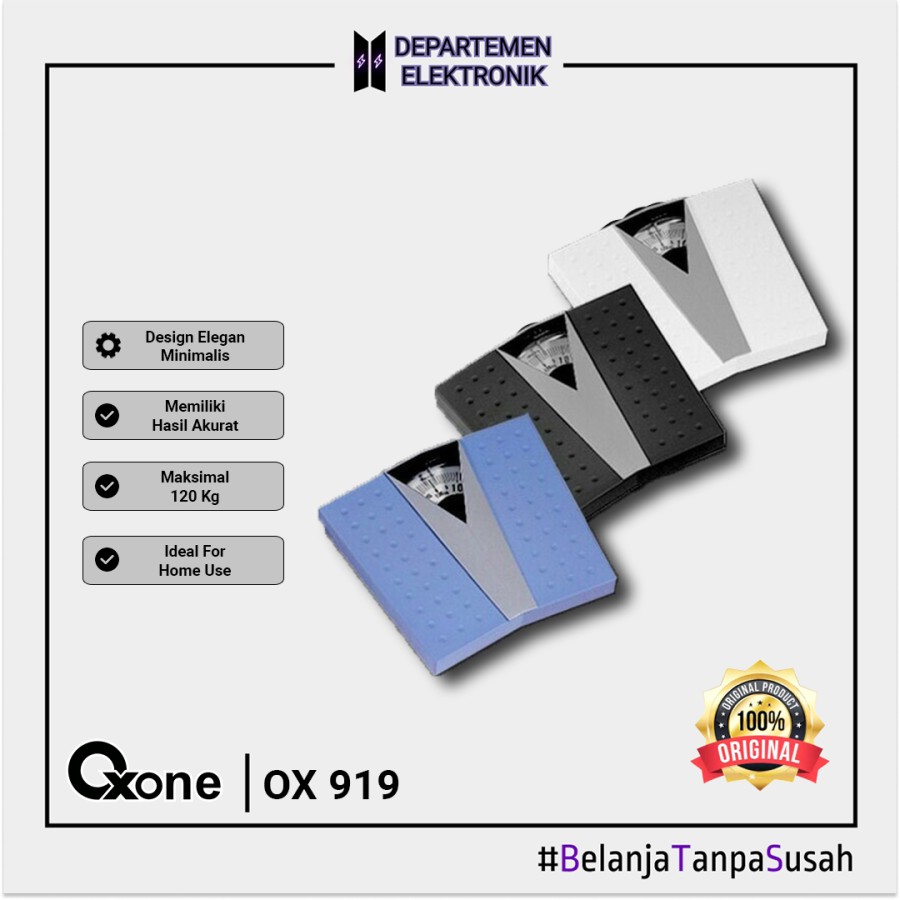 OXONE BATHROOM CLASSIC SCLAE - TIMBANGAN BADAN [OX-919]