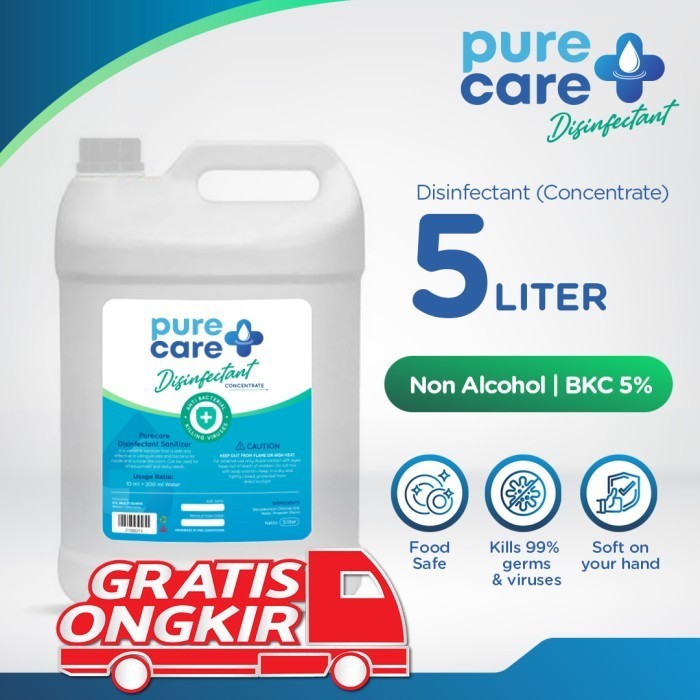 Disinfectant Cairan Antibakterial Disinfectant PURECARE 5L Concentrate