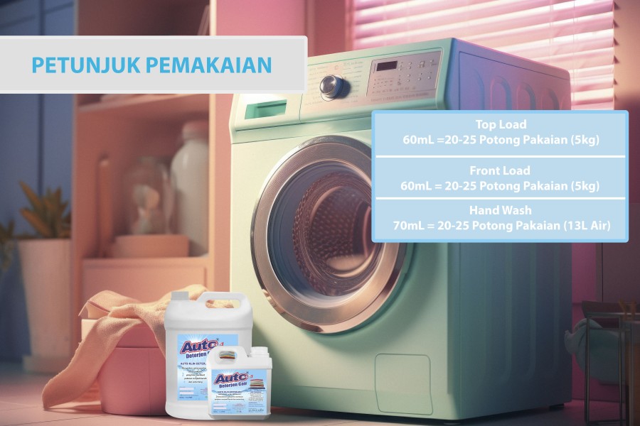 Autoklin Deterjen Cair Antibakterial 1L