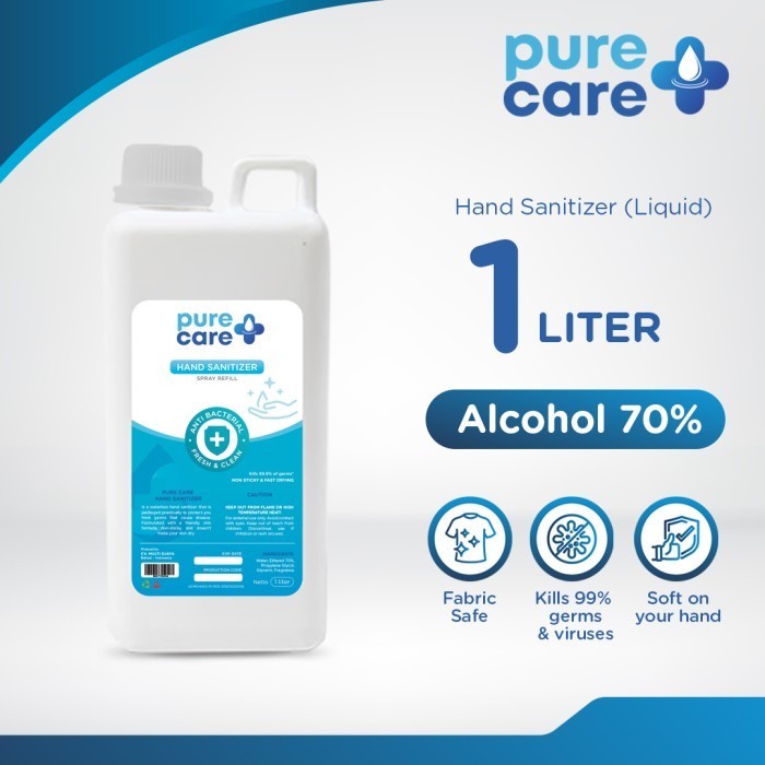 Hand Sanitizer CAIR 70% Antiseptik PURECARE 1L