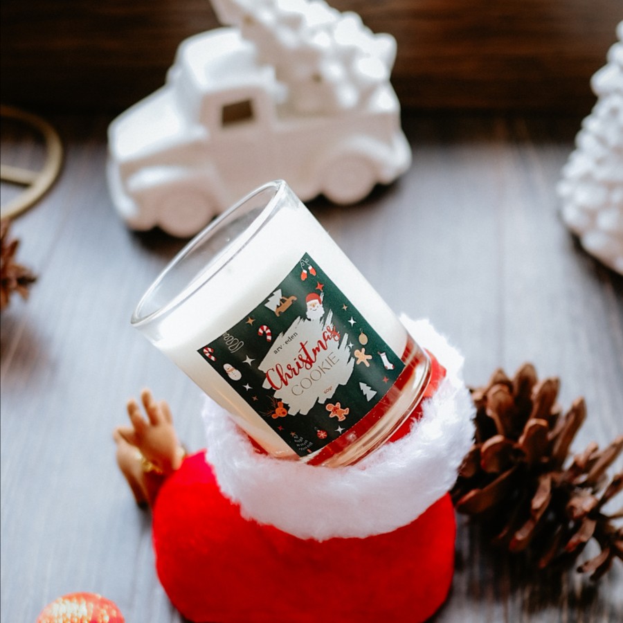 Scented Candle Christmas Hampers Box| Parcel Natal| Hampers natal gift