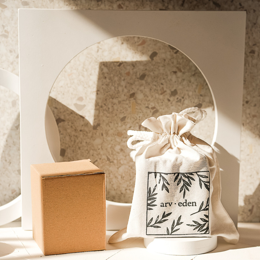 Jasmine Premium Scented Candle 100% soy wax | Lilin aroma terapi