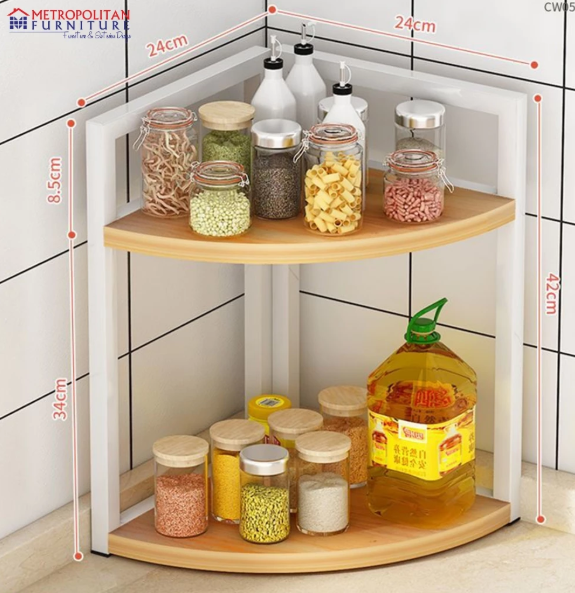Rak Bumbu Dapur Susun serbaguna Kitchen Spice Rack Mee do