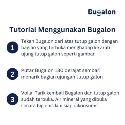Bugalon - Brady Blue, Alat Pembuka Tutup Galon