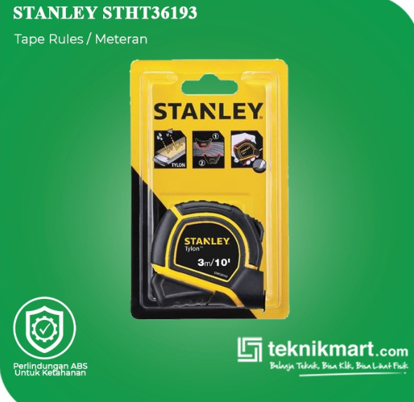 Stanley STHT36193 3 Meter Tylon Tape Rules