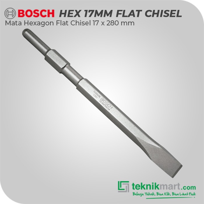 Bosch HEX 17MM Flat Chisel 17x280mm
