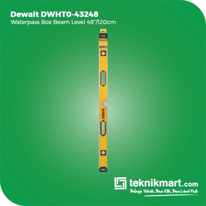 Dewalt Waterpass Box Beam Level 48"/120cm DWHT0-43248