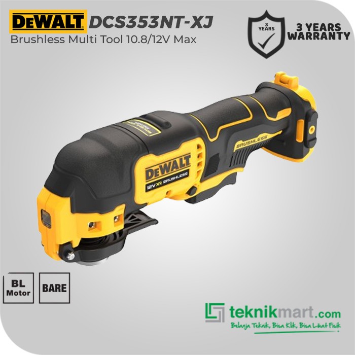 Dewalt Brushless Oscillating Multi Tool / Mesin Multi fungsi 12V Max DCS353NT-XJ (Unit Only)
