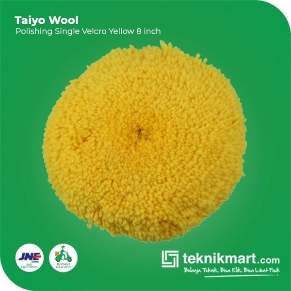 Taiyo Wool Polishing Single Perekat Yellow 8"