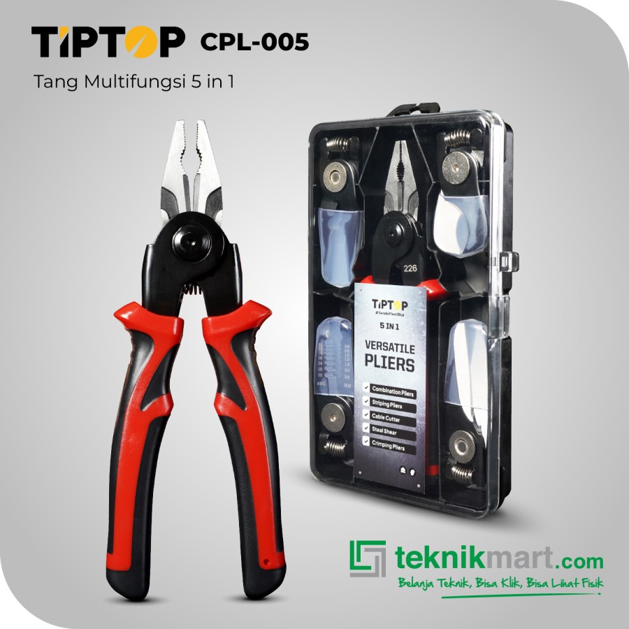 Tip Top Tang Multifungsi 5 In 1 / Multifunctional Pliers 5 In 1 CPL-005