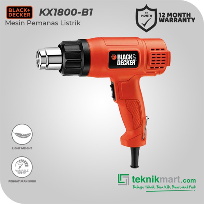 Black And Decker KX1800 500-600C Hot Air Gun