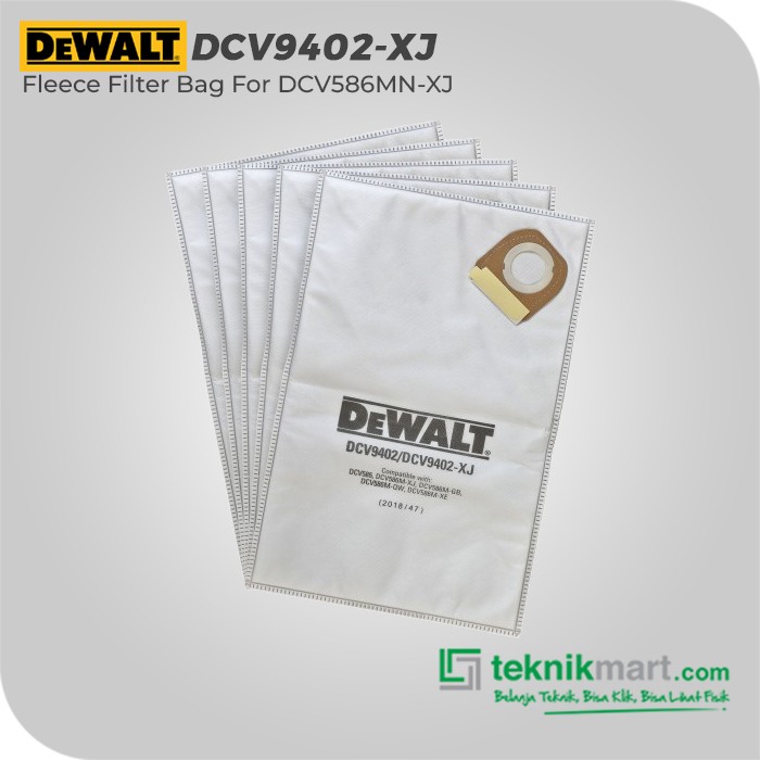 Dewalt Fleece Filter Bag For Vacuum DCV586MN-XJ (DCV9402-XJ)
