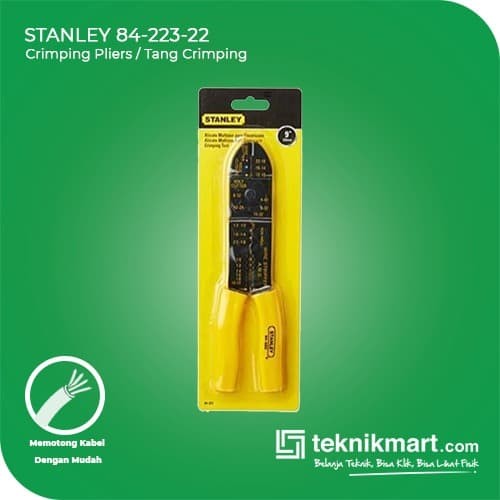 Stanley 84-223-22 9" Crimping Pliers / Tang Crimping