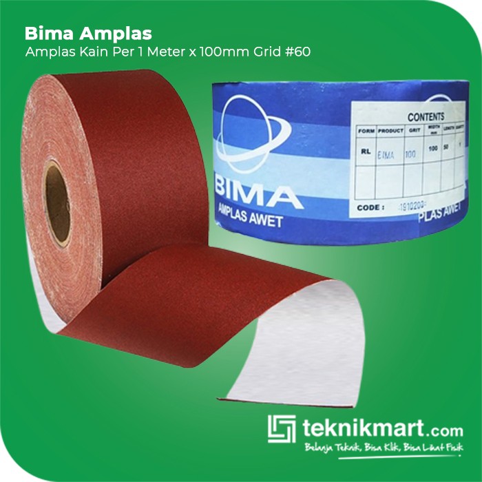 Bima Amplas Kain Per Meter Grid #60-400 
