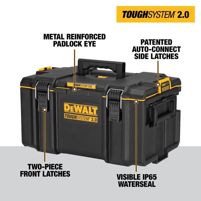 Dewalt Toughsystem Large 2.0 Tool Box / Kotak Alat DWST08300