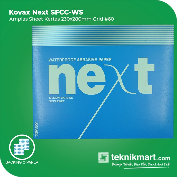 Kovax Next SFCC-WS Amplas Sheet Kertas #60-2000 230x280mm