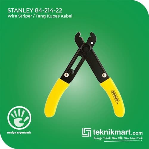 Stanley 84-214-22 Wire Stripper / Tang Kupas Kabel