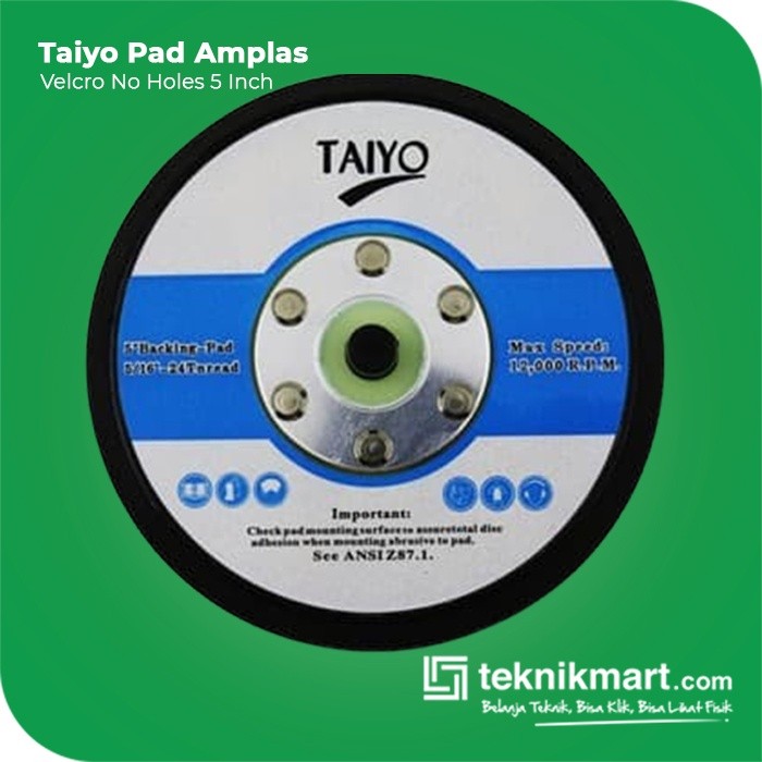 Taiyo Pad Amplas Perekat No holes 5"