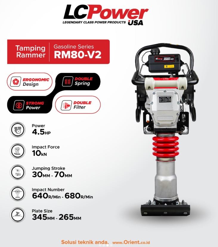 LC POWER RM 80 V2 TAMPING RAMMER / STEMPER KUDA
