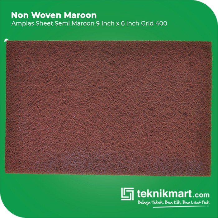 Non Woven Maroon Amplas Sheet Busa #400