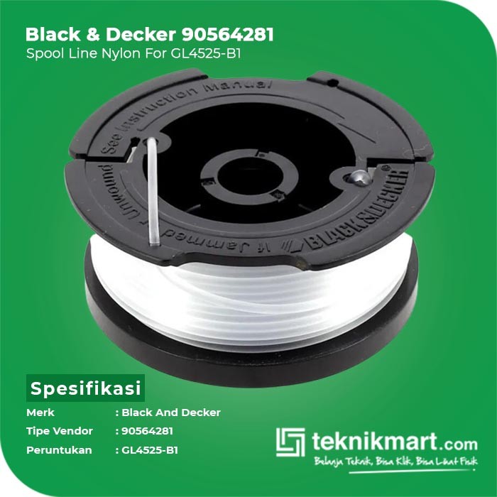 Black & Decker Spool Line Nylon / Mata Senar 90564281 For GL4525