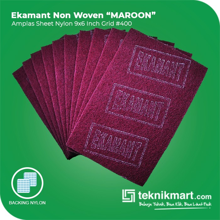 Ekamant Non Woven Amplas Sheet Nylon #400-1000